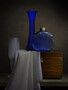 The Blue Glass Talc Shaker