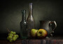 Grapes and Two Apples